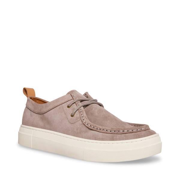 Steve Madden Ryeker Suede Men's Sneakers Grey | SM-284EL