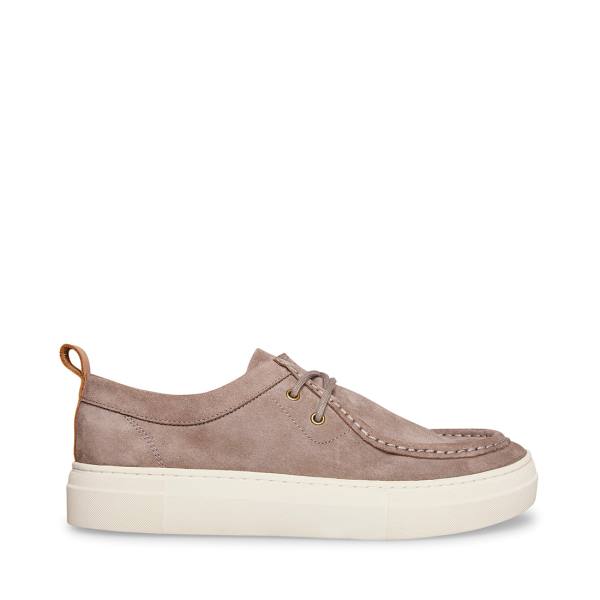 Steve Madden Ryeker Suede Men\'s Sneakers Grey | SM-284EL