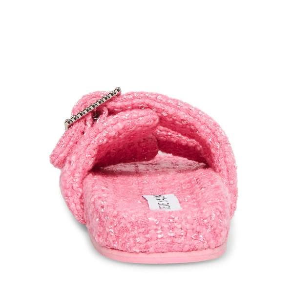 Steve Madden Sandstorm Women's Slippers Pink Multicolor | SM-123BJ