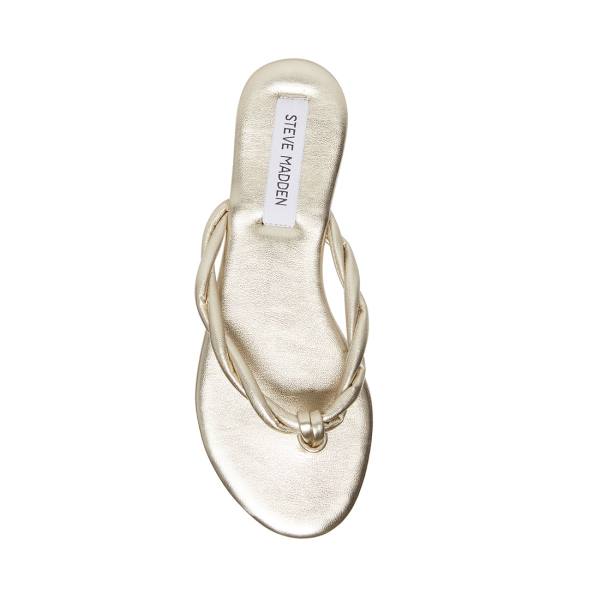 Steve Madden Saylor Women's Sandals Gold | SM-175CD