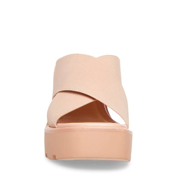 Steve Madden Smash Nude Women's Sandals Beige | SM-127NK