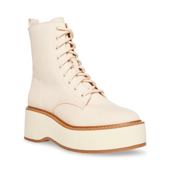 Steve Madden Stormyy Sand Women's Booties Brown | SM-806PH