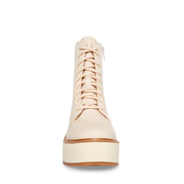 Steve Madden Stormyy Sand Women's Booties Brown | SM-806PH