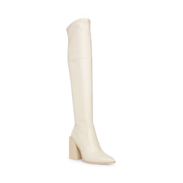 Steve Madden Tanzee Bone Women's Boots Beige | SM-843IL