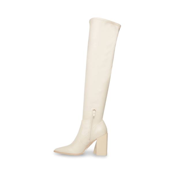Steve Madden Tanzee Bone Women's Boots Beige | SM-843IL
