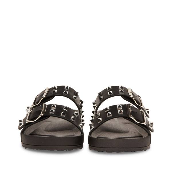 Steve Madden Teddy-p Women's Sandals Black | SM-126DM