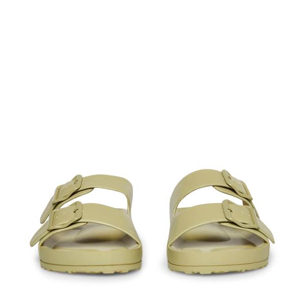 Steve Madden Teddy-t Sage Women's Sandals Grey Olive | SM-806GM