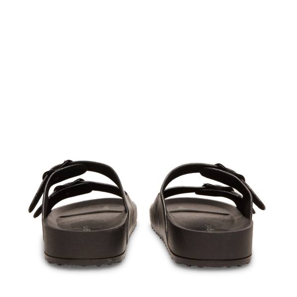 Steve Madden Teddy-t Women's Sandals Black | SM-120PX