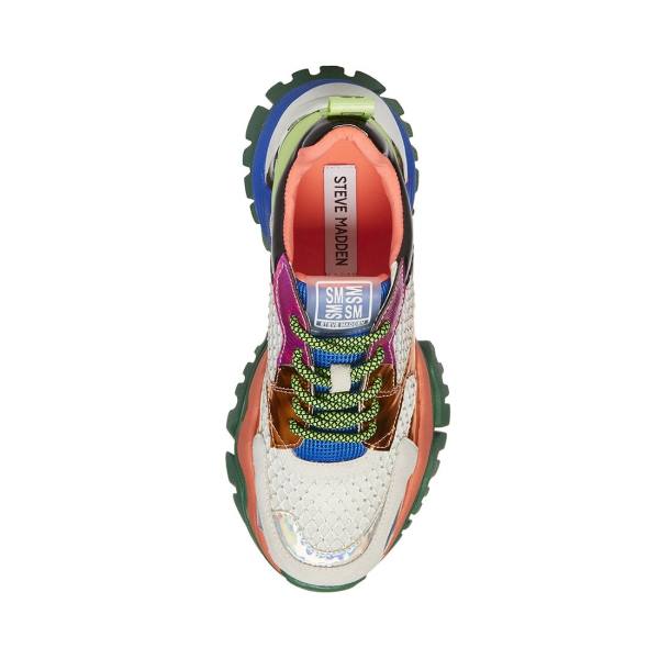 Steve Madden Thrilling Bright Women's Sneakers Light Multicolor | SM-614DW