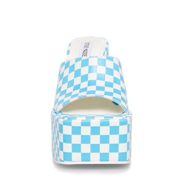 Steve Madden Trixie  Women's Heels Blue White | SM-958HW