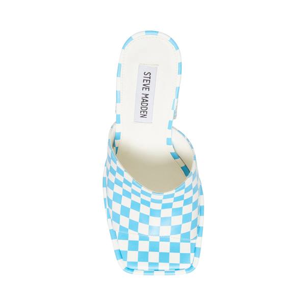 Steve Madden Trixie  Women's Heels Blue White | SM-958HW