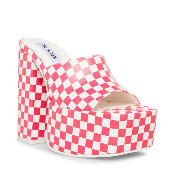 Steve Madden Trixie  Women's Heels Pink White | SM-637BC