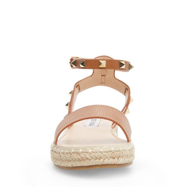 Steve Madden Ultimate Cognac Women's Sandals Brown | SM-829SM