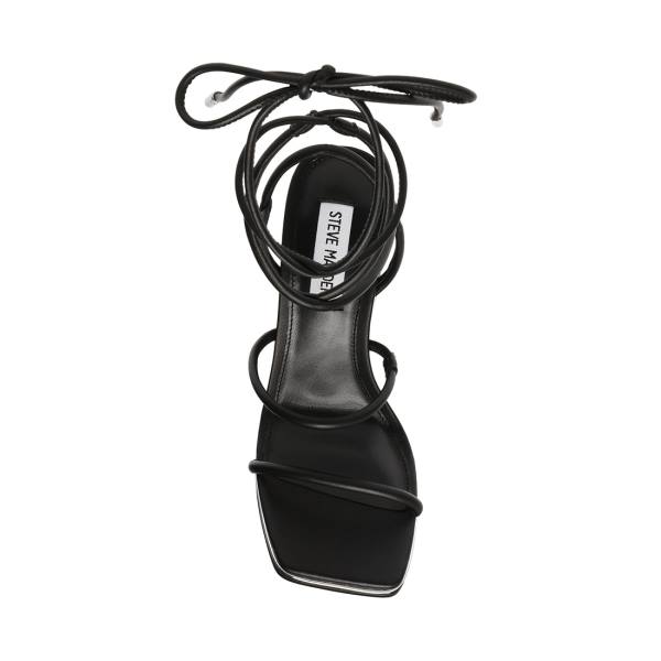 Steve Madden Unfold Women's Heels Black | SM-846VG