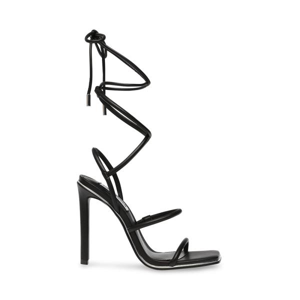 Steve Madden Unfold Women\'s Heels Black | SM-846VG