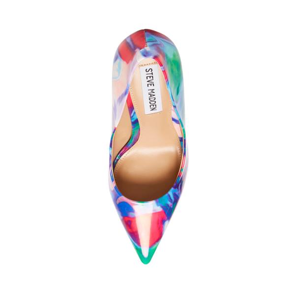 Steve Madden Vala Women's Heels Pink / Blue | SM-765QH