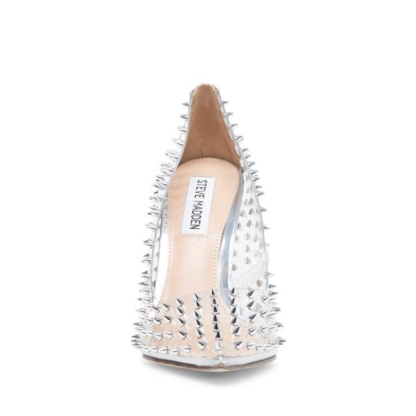 Steve Madden Vala-s Women's Heels Clear | SM-579LQ