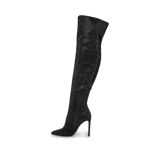 Steve Madden Vivianne Women's Boots Black | SM-841OC