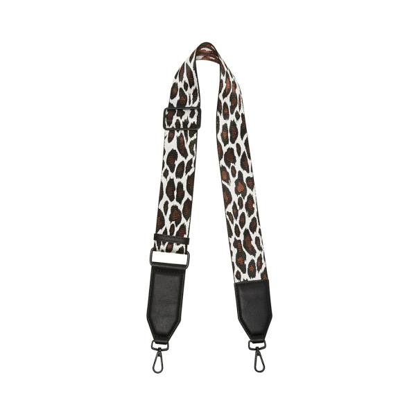 Steve Madden White Leopard Women\'s Handbag Strap White Multicolor | SM-369CW