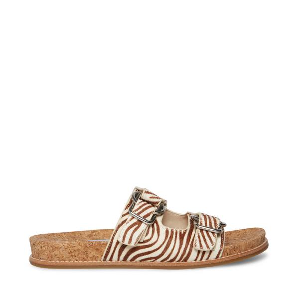Steve Madden Zeya Women\'s Sandals Tiger | SM-134KP