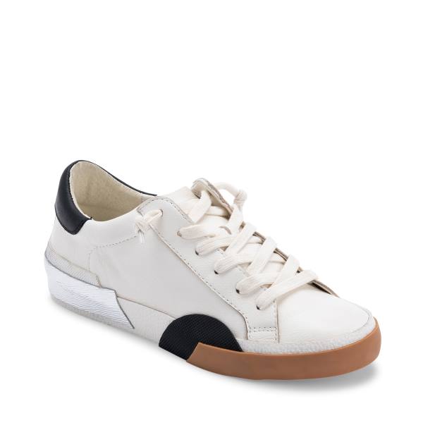 Steve Madden Zina Women's Sneakers White Black | SM-960FH
