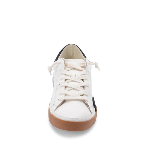 Steve Madden Zina Women's Sneakers White Black | SM-960FH