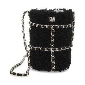 Steve Madden Bquench Faux Fur Women's Shoulder Bags Black | SM-753TN