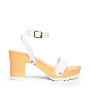 Steve Madden Caprise Paris Women's Heels White | SM-137TF