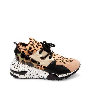 Steve Madden Cliff Women's Sneakers Leopard | SM-045JH
