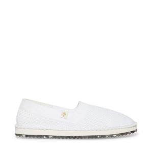 Steve Madden Electrik Women's Flat Shoes White | SM-523EY