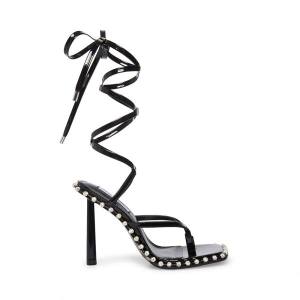 Steve Madden Fancille Patent Women's Heels Black | SM-267KI