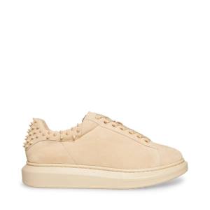 Steve Madden Frosting Sand Suede Men's Sneakers Brown | SM-245CX
