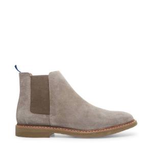 Steve Madden Highlyte Taupe Men's Boots Grey Brown | SM-624PY