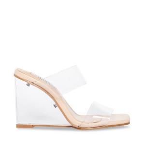 Steve Madden Isa Women's Heels Clear | SM-402GT