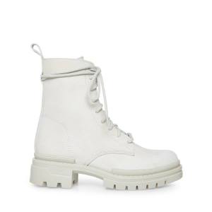Steve Madden Jamisyn Ice Women's Booties White | SM-487OL