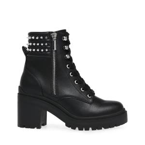 Steve Madden Jaydin Women's Booties Black | SM-128JK