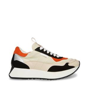 Steve Madden Korry Women's Sneakers Orange Multicolor | SM-983PQ