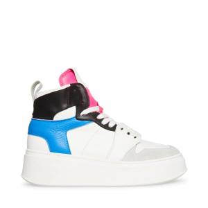 Steve Madden Loni Women's Sneakers Blue Multicolor | SM-573PJ