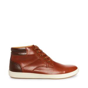 Steve Madden M-fray Cognac Men's Sneakers Brown | SM-078TK