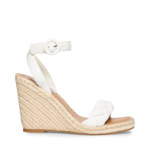 Steve Madden Novah Women's Sandals White | SM-245MA