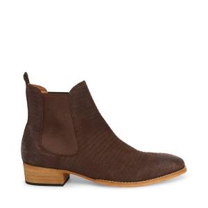 Steve Madden Paterson Suede Men's Boots Brown | SM-983AL
