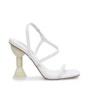 Steve Madden Structure Women's Heels White | SM-412WN