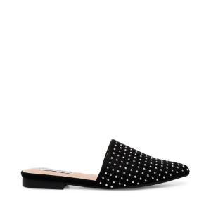 Steve Madden Tempting Women's Flat Shoes Black Multicolor | SM-469ES