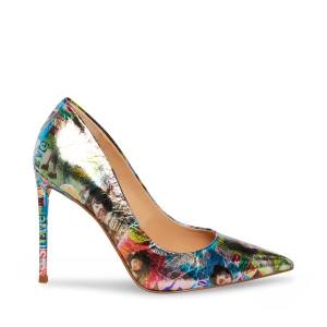 Steve Madden Vala Women's Heels Silver Multicolor | SM-978VK